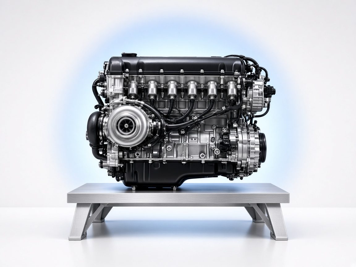 Diesel six with turbo